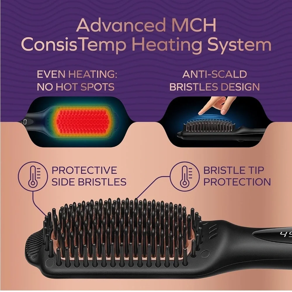 Marcel Rand Dual Voltage Hair Straightening Brush